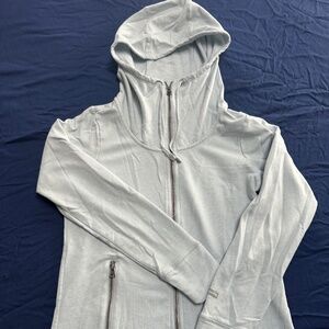 Women’s Columbia Zip Hoodie, Light Gray, Size S